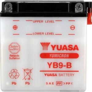 BATERIA YUASA YB9-B VESPA 50 /125 PX/T5/IRIS/TX ORIGINAL YUASA PAFECTA