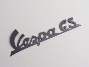 Logotipo Vespa Gs Negro Grande