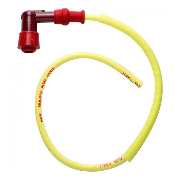Pipa Roja Cable Amarillo Silicona Ngk Ly11 Lz05f 5k 50cm