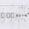 Disco intermedio embrague \"COSA 2\" para Vespa PX125-200 E Lusso