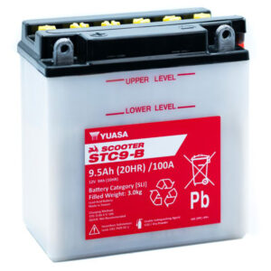 Bateria Yuasa STC9-B-CP yb9-b Con Acido VESPA 50 /125 PX/T5/IRIS/TX ORIGINAL YUASA
